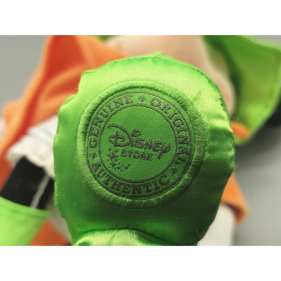 Disney Store Minnie Mouse Halloween Plush 16' Witch Pumpkin Orange Green Cute - Picture 6 of 6